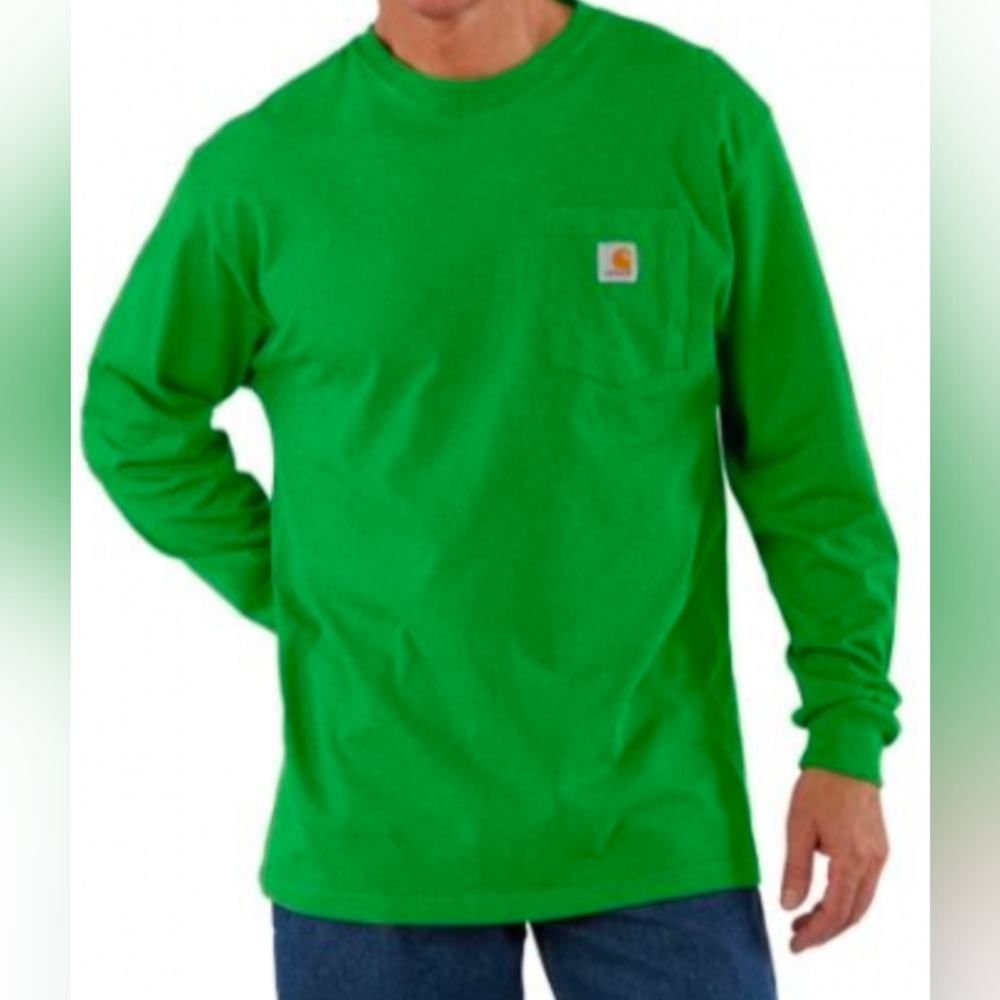 Carhartt Loose Fit Heavyweight Long-Sleeve Pocket T-Shirt Size XL MSRP $24.99